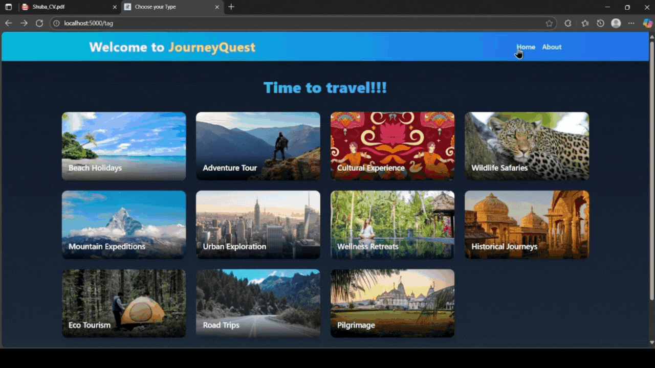 JourneyQuest overview